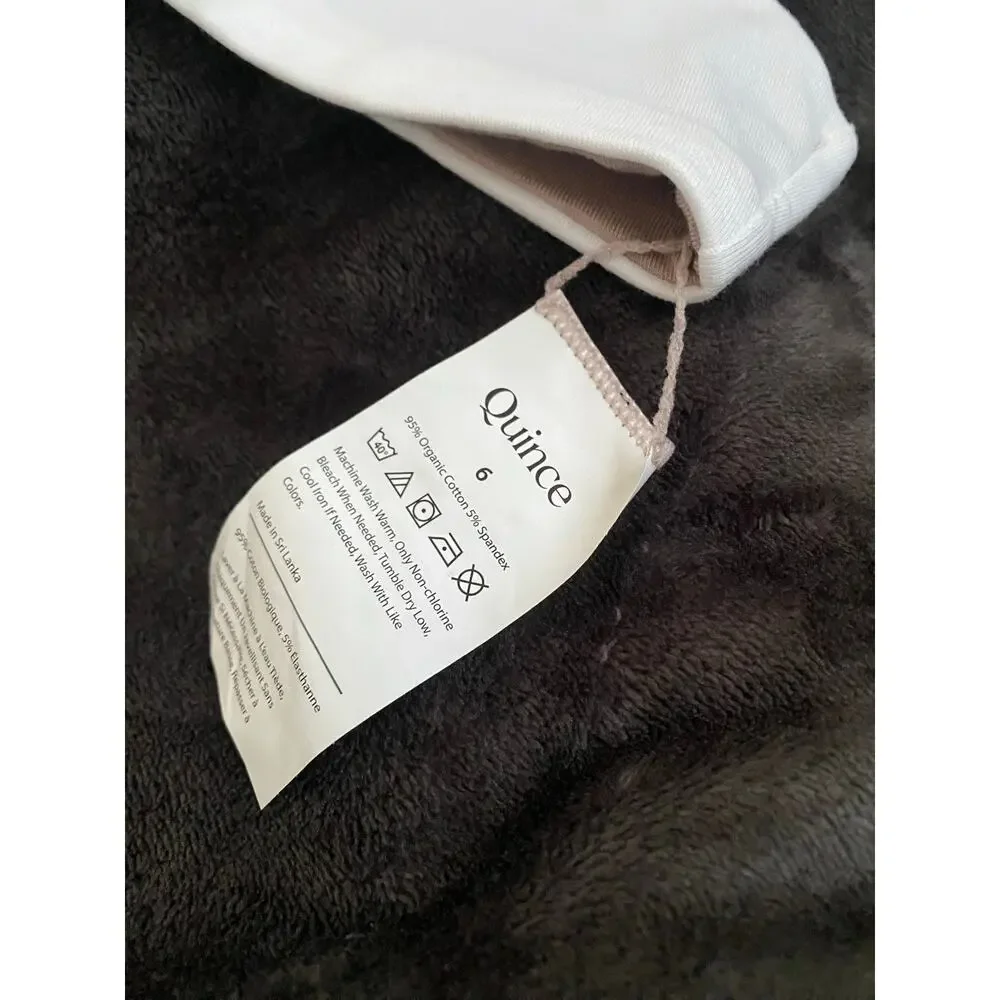 NWT Quince | Kid’s Size 6 | Organic Reversible Adjustable Bra (3-Pack)